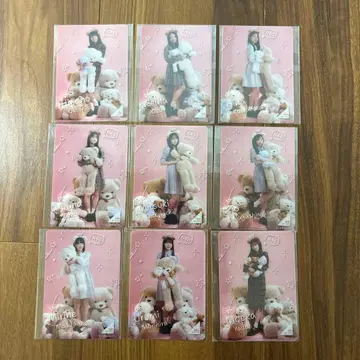 노기자카46 6기생 9매 세트 모바카 노멀 Teddy Dream Town