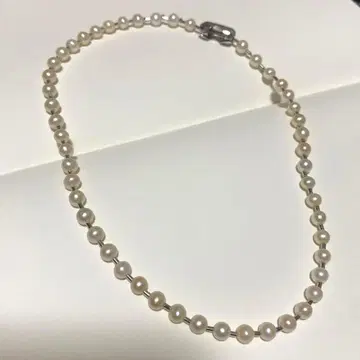 MAYU 화이트 펄 목걸이