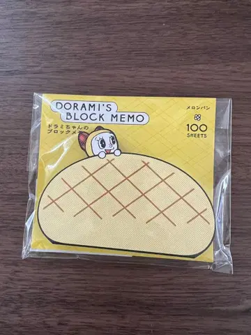 도라에몽 후지코 후지오 뮤지엄 한정판 도라미짱 블록 메모 멜론빵 노랑