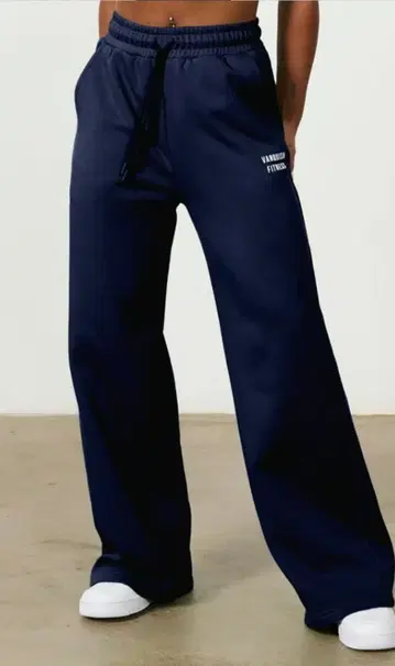 Vanquish Rejuvenate 네이비 와이드 팬츠 S