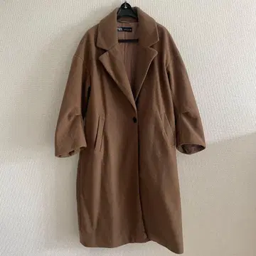 ZARA 자라 롱 코트 브라운