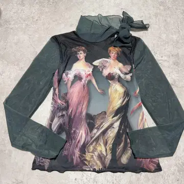 Antigel 앙티젤 시어 탑 아트 티셔츠 파워넷