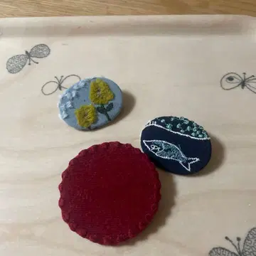 미나 페르호넨 생큐 베리 배지 3개 세트