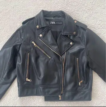 [ 새상품급 ] ZARA 블랙 라이더 자켓 L