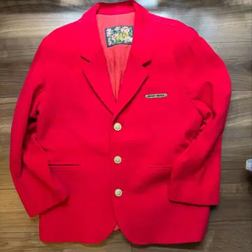 나프나프 빈티지 코트 빨간색 프리 사이즈