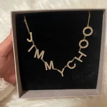 [컨디션 최상] JIMMY CHOO 알파벳 목걸이