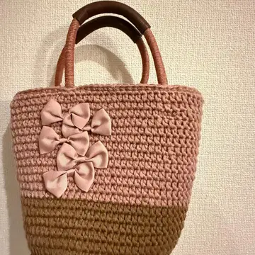 laugoa 리본 장식 백