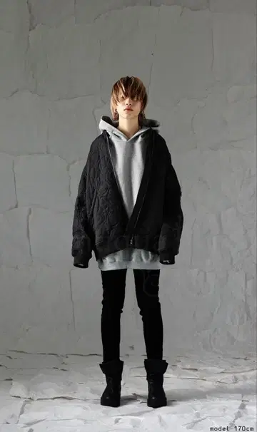 새상품급! 안티카 MA-1 퀼팅 자켓 블랙