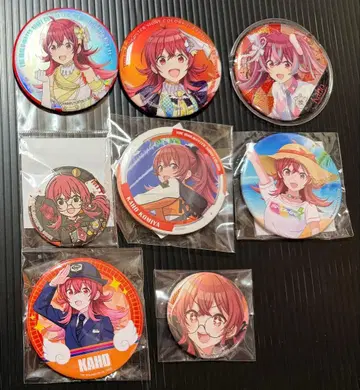 코미야 카호 캔뱃지 8점 묶음 판매
