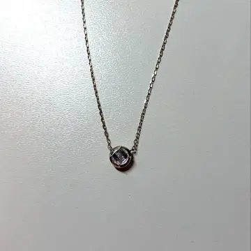 THE KISS 목걸이 크리스마스 한정판 핑크스톤 03NPI-CZ