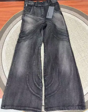 NO/FAITH STUDIOS 데님 팬츠 블랙 사이즈 S