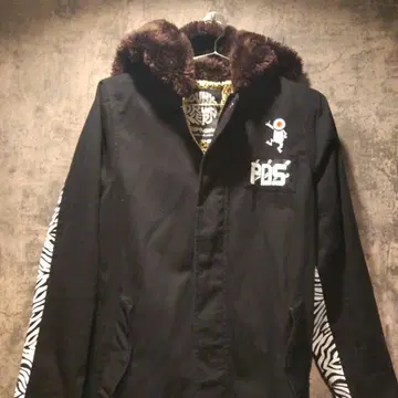 PUNK DRUNKERS 펑크 드렁커스 모즈 코트 블랙 S