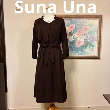 다크 브라운 롱 원피스