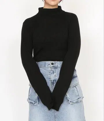 PUNYUS 터틀넥 리브 니트 4