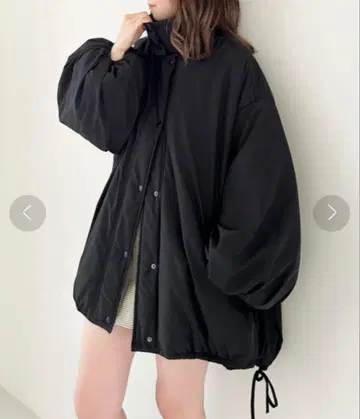 Heather(헤더) 에어 서멀 스탠드 넥 블루종