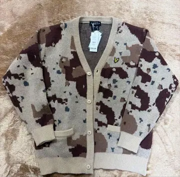 Lyle & Scott 카모 패턴 가디건 새상품