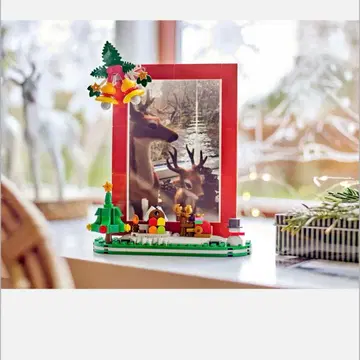 레고 크리스마스 사진 프레임 40702