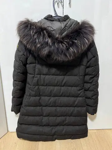 TATRAS 다크 그레이 후드 부착 다운 자켓