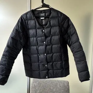 TAION 블랙 다운 자켓 L