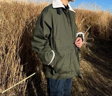 MONO-MART 보아 옷깃 밀리터리 자켓