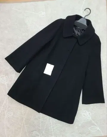 미사용 라핀 블랑슈 코트 38 블랙 포멀 울 코트