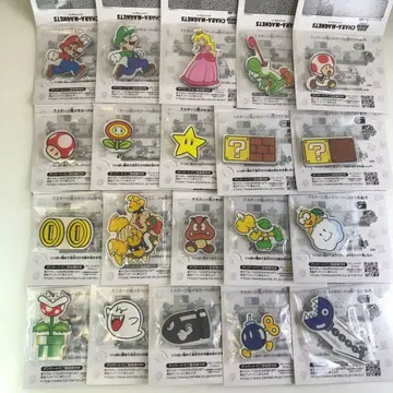 슈퍼 마리오 캐릭터 마그네츠 전 20종 컴플리트 세트