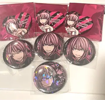 도원암귀 병풍가하라 호마리 하트형 배지 5개 세트