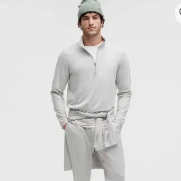 lululemon 소프트 저지 하프 지퍼 L 사이즈