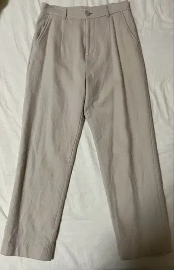 SLOBE IENA 스 이에나 울 소재 팬츠 아이보리 사이즈 38