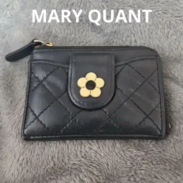 [ MARY QUANT ] 퀼팅 카드 케이스, 키링 포함 프로필 필독