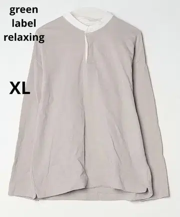 green label relaxing 헨리넥 긴팔 T셔츠 XL