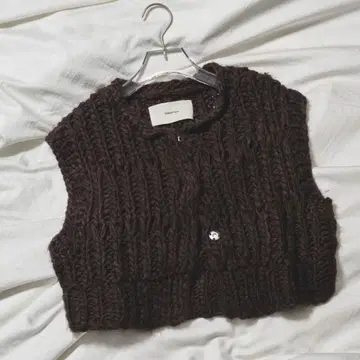 새상품 TODAYFUL 투데이풀 Mix Handknit Vest