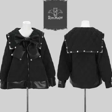 DimMoire 퀼팅 세일러 자켓