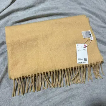 정가 5990엔 UNIQLO/유니클로 캐시미어 100% 머플러