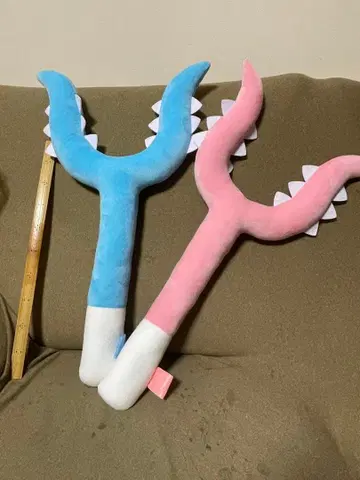 치이카와 (먼작귀) 사스마타 big 봉제 인형 2종 세트 블루 핑크