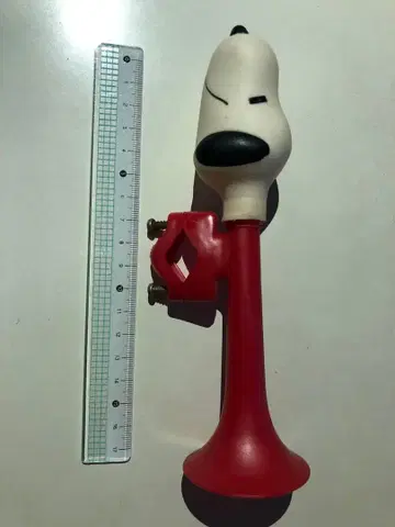 스누피 자전거 경적형 캐릭터 굿즈 약 20cm 데드스탁