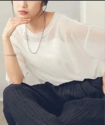 화이트 반팔 T셔츠 프리 사이즈