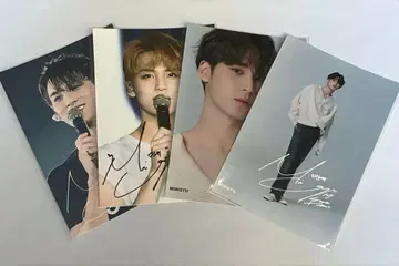 민규 로손 프린트 L판 4장 세트