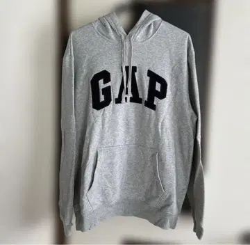 GAP 그레이 후드 부착 후드티