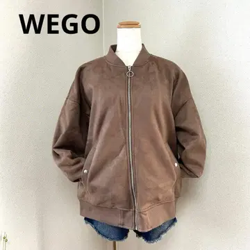 고품질 WEGO 스웨이드 오버 사이즈 퀼팅 MA-1 M 사이즈