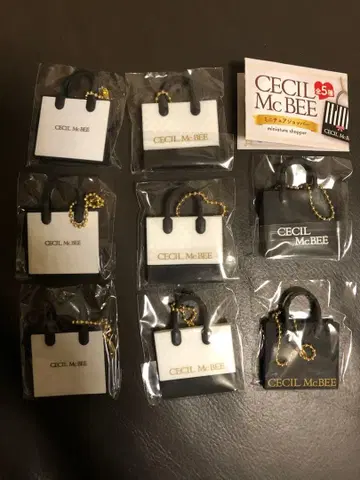 CECIL McBEE 미니어처 백 8개 세트
