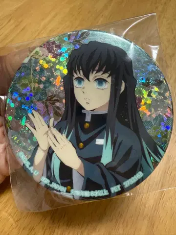 귀멸의 칼날 남코 홀로그램 캔뱃지 토키토 무이치로