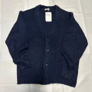미사용 새상품 BEAUTY&YOUTH 모헤어 가디건 M 네이비