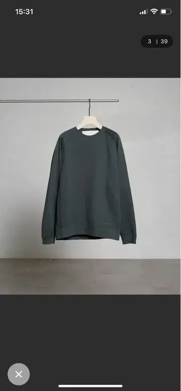 PUBLIC TOKYO 다크 그린 맨투맨 02