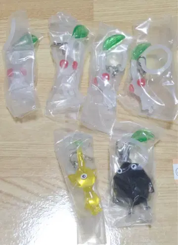 피크민 메지루시 액세서리 화이트 노랑 바위