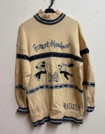 90s 디즈니 푸우 니트 스웨터