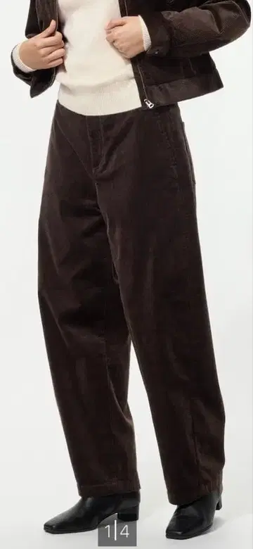 유니클로 코듀로이 커브 팬츠 L