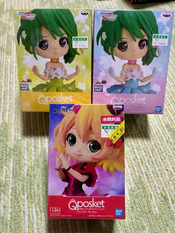 Qposket 피규어 3체 란카 리 프레이야 비온 마크로스