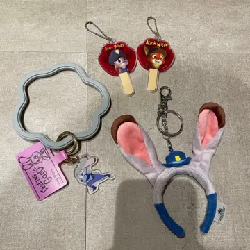 주디 주토피아 머리띠 키링 상하이 디즈니 정품