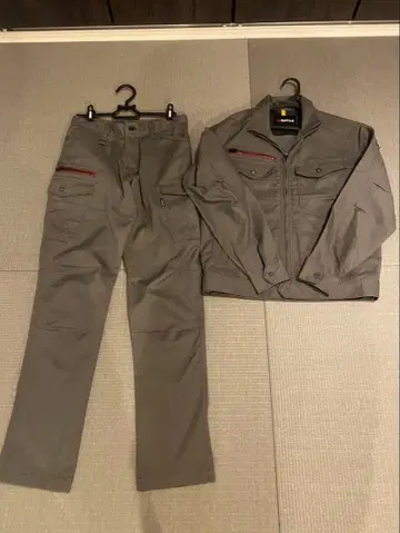 BURTLE 7051 7052 상하의 세트 올리브 그레이 가을/겨울